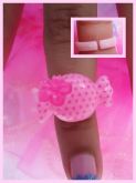 Anel Balinha e Flor Rosa